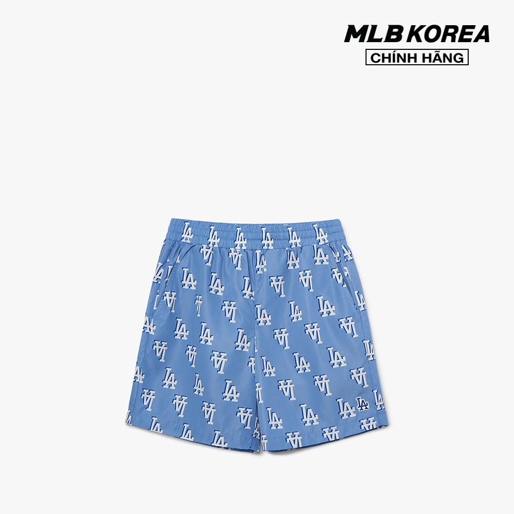 MLB - Quần shorts unisex ống rộng lưng thun Classic Monogram 3ASMM0133