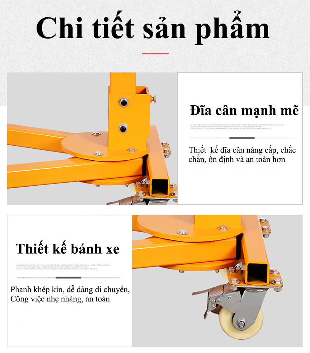 Cẩu mini 200kg dùng thay cho palang xích kéo tay, móc cẩu xoay móc cẩu hàng chuyên dùng để nâng hạ - Hàng chính hãng