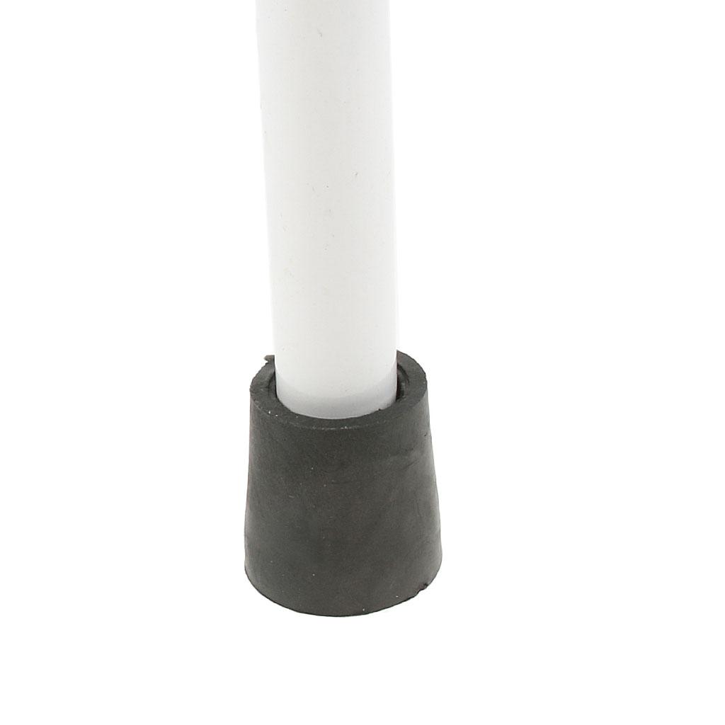 Có Thể Gập Lại Crutch Cane White Walking Stick Phản Quang Màu đỏ 4 Phần