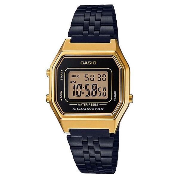 Đồng Hồ Nữ Dây Kim Loại Casio Nữ LA680WEGB-1B | LA680WEGB-1BDF