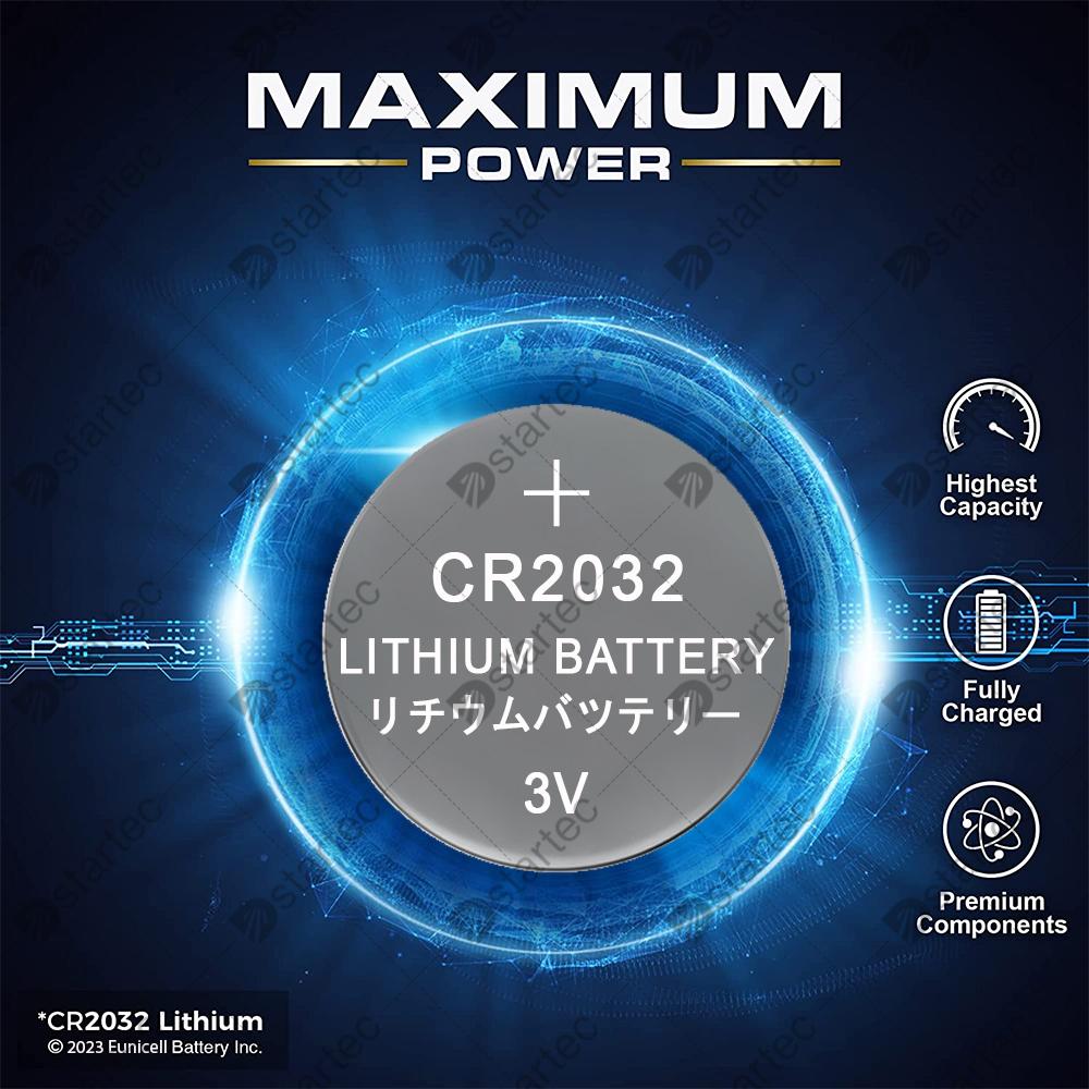 20 Chiếc DStartec CR2032 Pin Lithium 3V Cho Đồ Chơi Đồng Hồ Máy Tính Ô Tô Điều Khiển Từ Xa Đồng Hồ CR 2032 DL2032 BR2032 5004LC Nút Đồng Xu Tế Bào