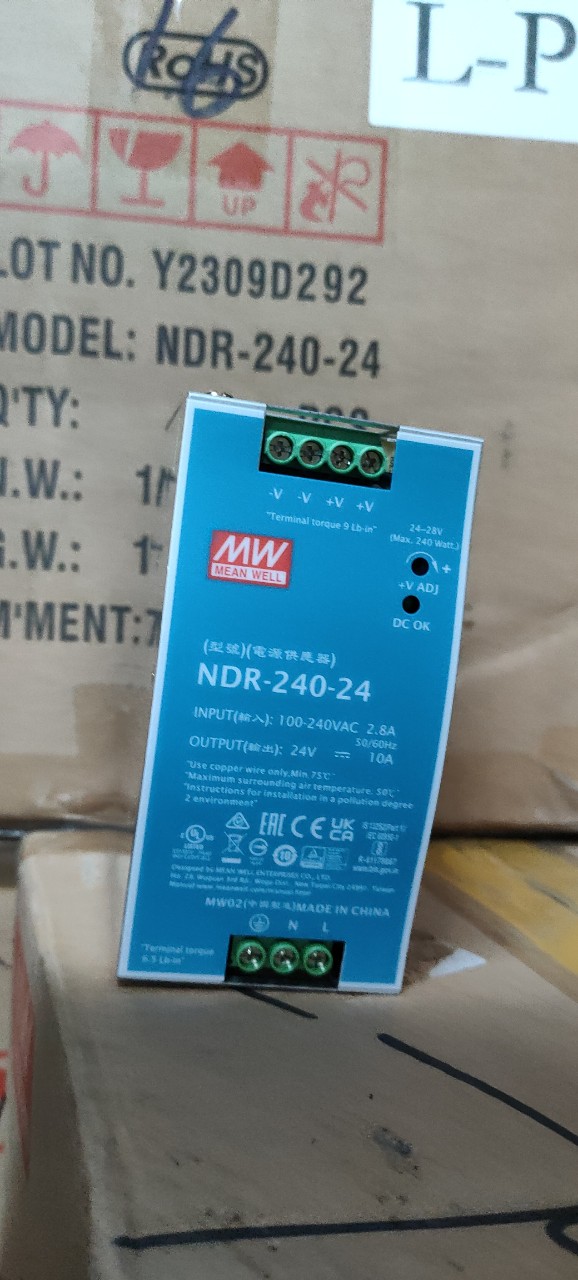 Nguồn Meanwell NDR-240-24 Hàng nhập khẩu