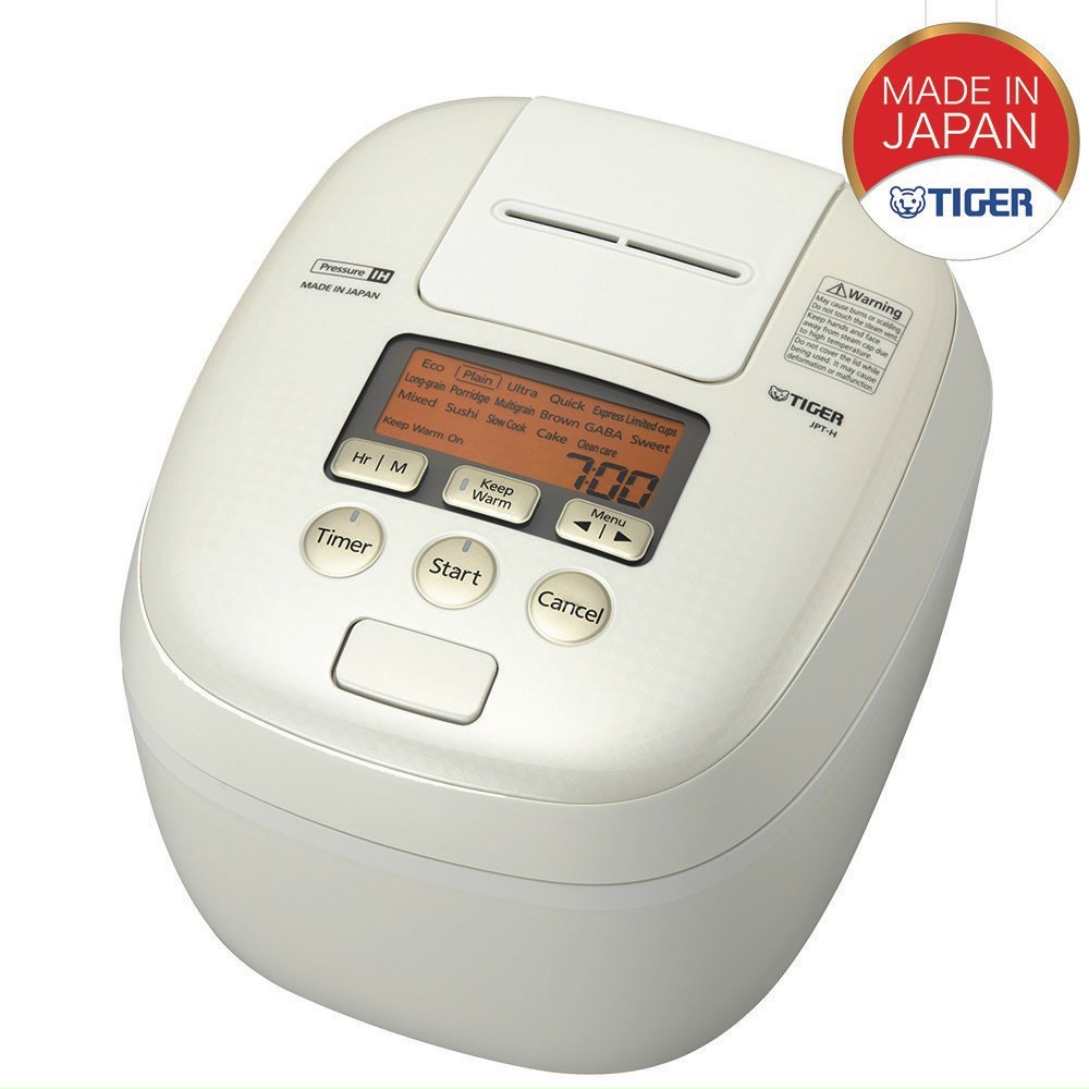 Nồi cơm điện tử cao tần áp suất kép Tiger 3 trong 1 JPT-H18S - Hàng Chính Hãng