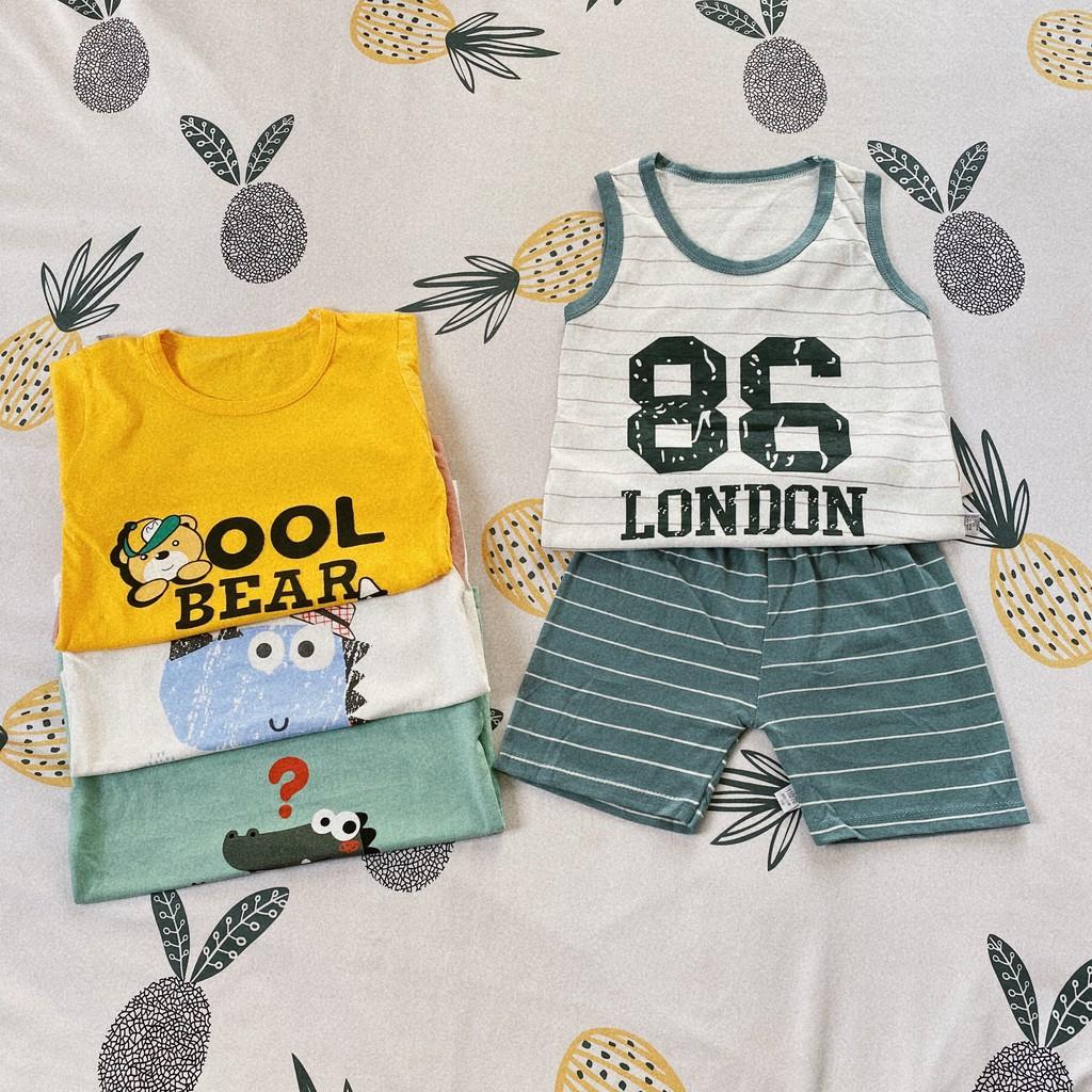 Bộ quần áo bé trai - Bộ London - Cotton 100% thoáng mát thấm hút mồ hôi an toàn cho bé