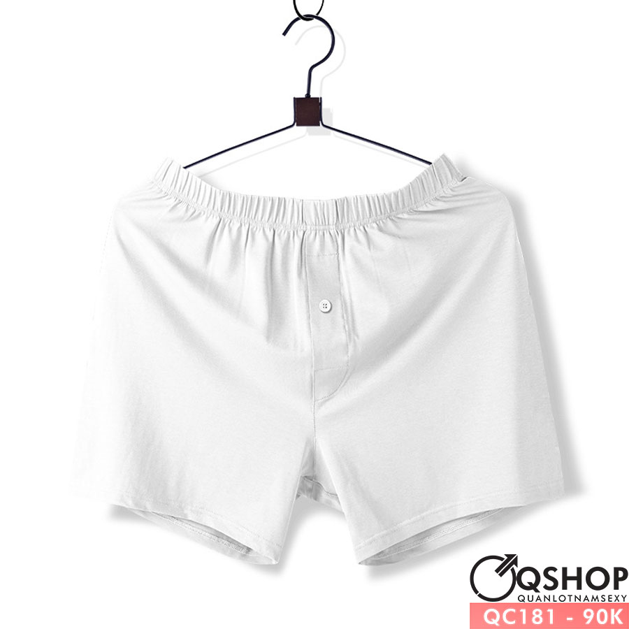 Quần ngủ nam thun cotton màu trơn đơn giản QSHOP QC181
