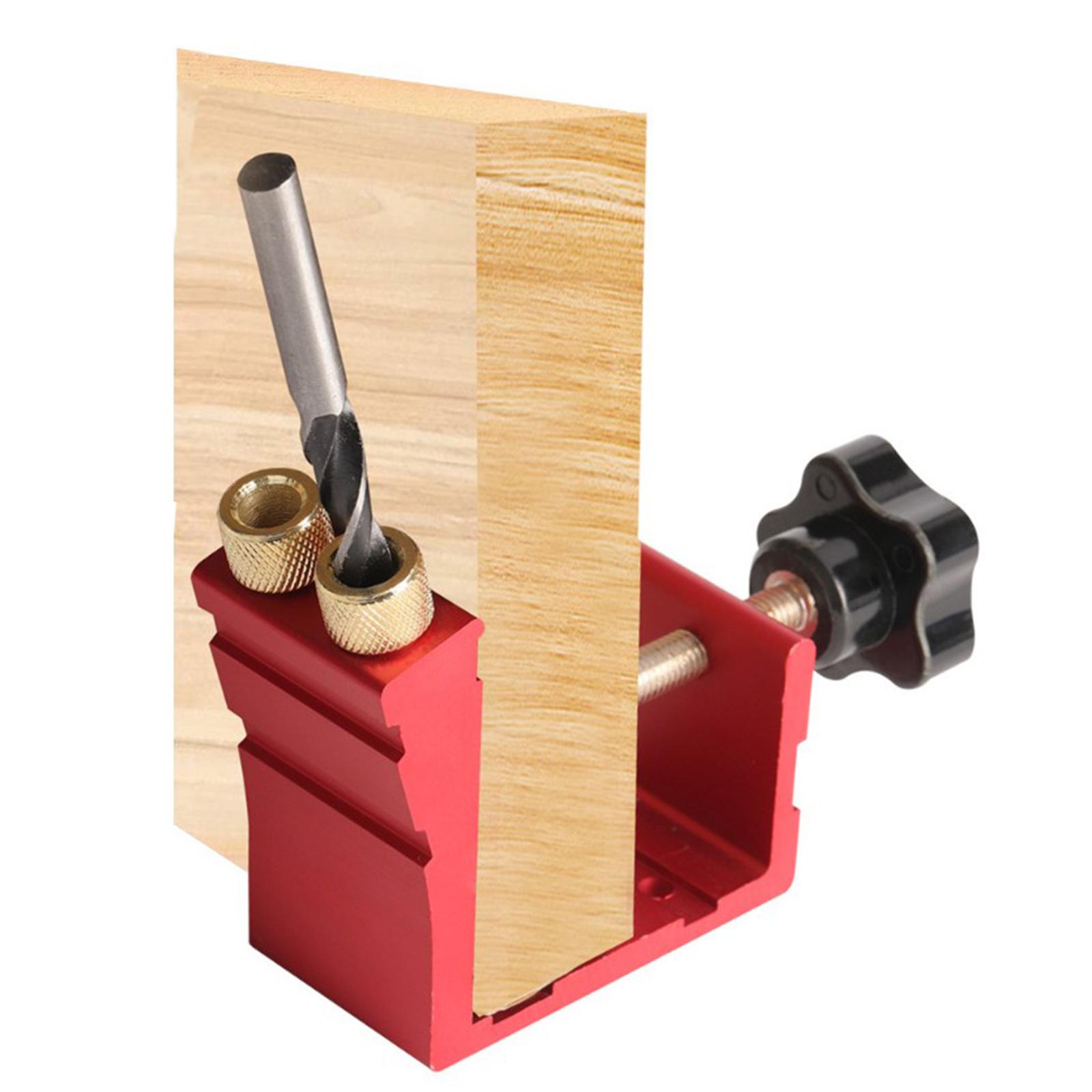 Portable Woodworking Oblique Hole Locator Tools Hole Jig Kit Drill Guide Set DIY Hole Digging Hole Opener Drill Locator Drill Bits Carpentry Tools