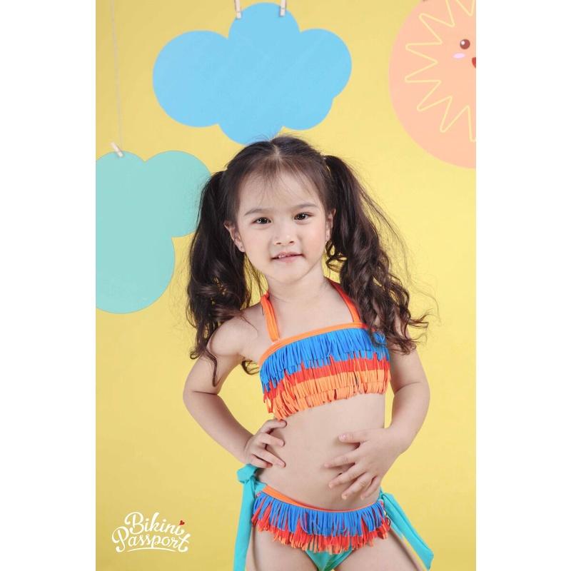 Đồ bơi áo tắm em bé BIKINI PASSPORT KID - Bikikini Fringer - KD008_X