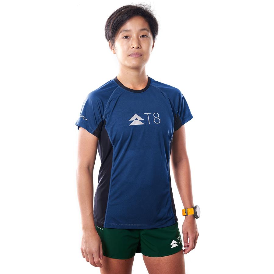 Áo chạy bộ nữ T8 Iced Tee Women - Xanh dương/Blue