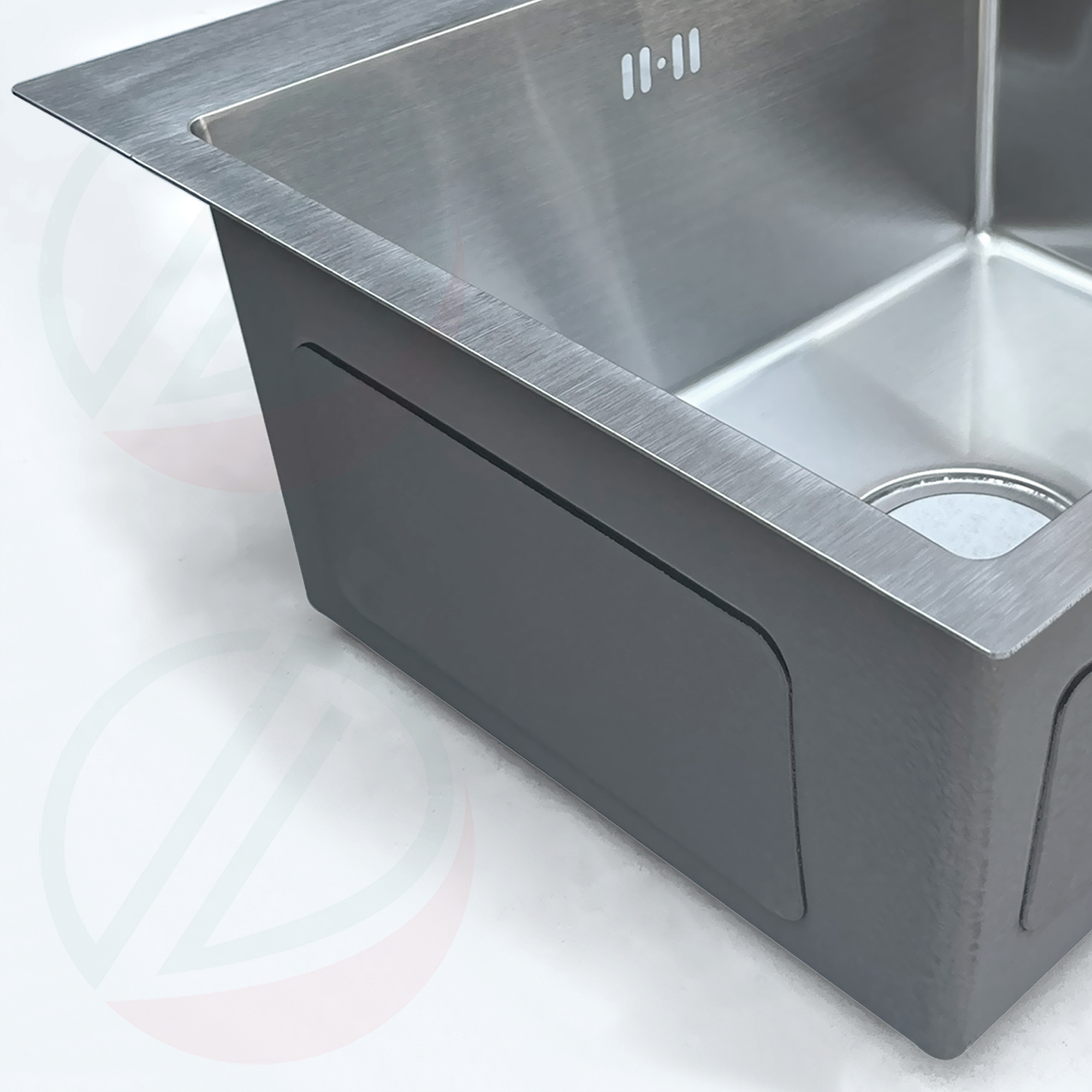 COMBO Chậu Inox 1 Hộc Có Chân Kèm Kệ Úp Chén Đa Năng - Gồm chậu, chân, kệ chén 1 tầng hoặc 2 tầng, vòi Luxta lạnh, tặng rổ rút, dây cấp, keo lụa