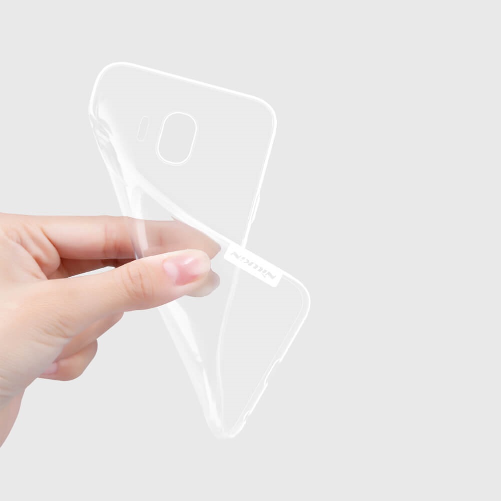 Ốp lưng cho Samsung Galaxy J4 dẻo trong suốt chính hãng Nillkin Nature - Hàng chính hãng