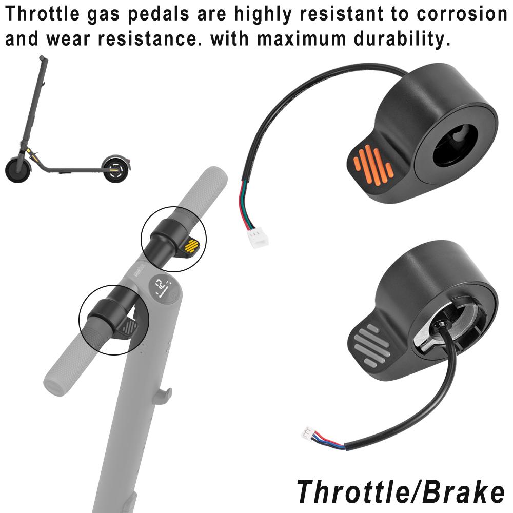 Ngón tay ga cho NineBot E22 E22E E25 E45 Phanh và Máy gia tốc Phanh và Máy gia tốc Hội trường bên phải Bộ phận bên phải Color: throttle