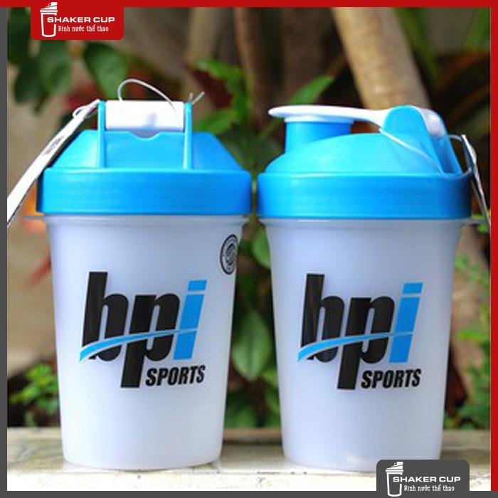 Bình lắc tập gym bình nước thể thao shake bottle BPI