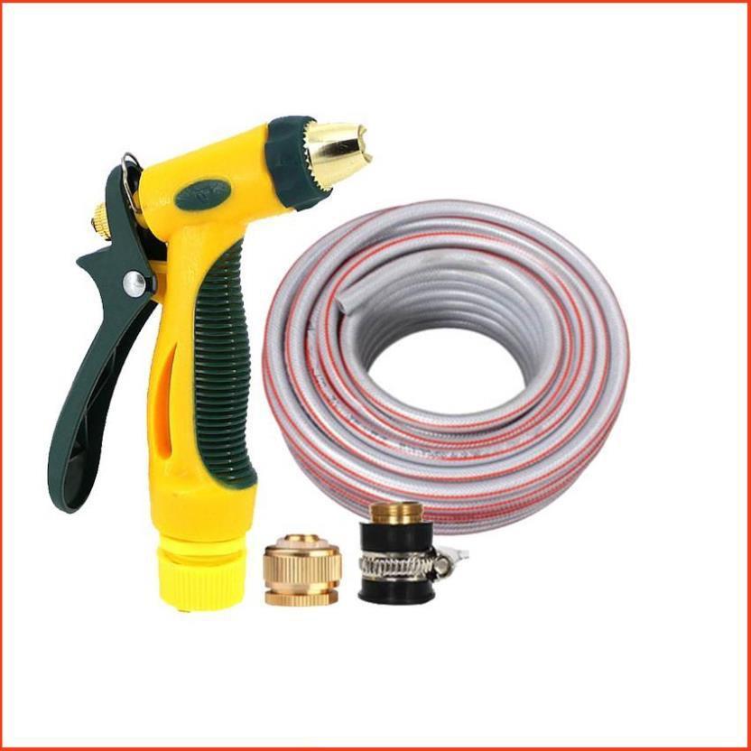 Bộ dây vòi xịt nước rửa xe, tưới cây tăng áp 3 lần,loại 20M  206317