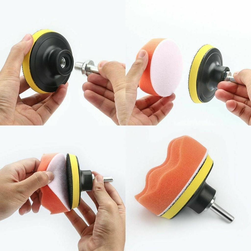 Set 12 Miếng Bọt Biển Đánh Bóng Xe Hơi