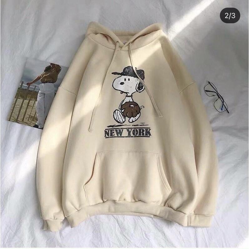 Áo khoác hoodie chui đầu có nón nỉ ngoại unisex ulzzang nam nữ