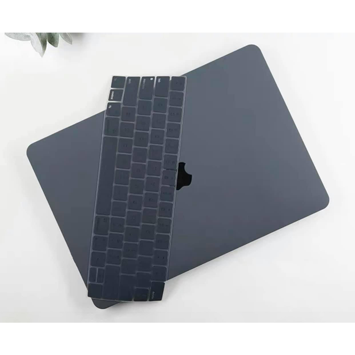 Case ốp nhựa ABS bảo vệ macbook siêu mỏng nhẹ không nóng máy kèm tấm phủ phím silicon chống nước màu xám siêu đẹp - Hàng chính hãng