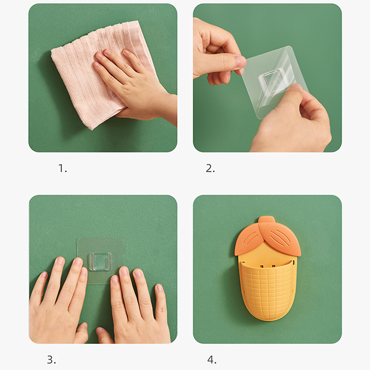 Dụng Cụ Đựng Bàn Chải, Kem Đánh Răng Hình Bắp Ngô, Đựng Đồ Đa Năng - Giao Màu Ngẫu Nhiên