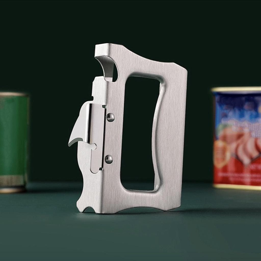 Safety Easy Stainless Steel Manual Can Opener Household Kitchen Useful Tools Professional Can And Bottle Easy Opener Side Cut