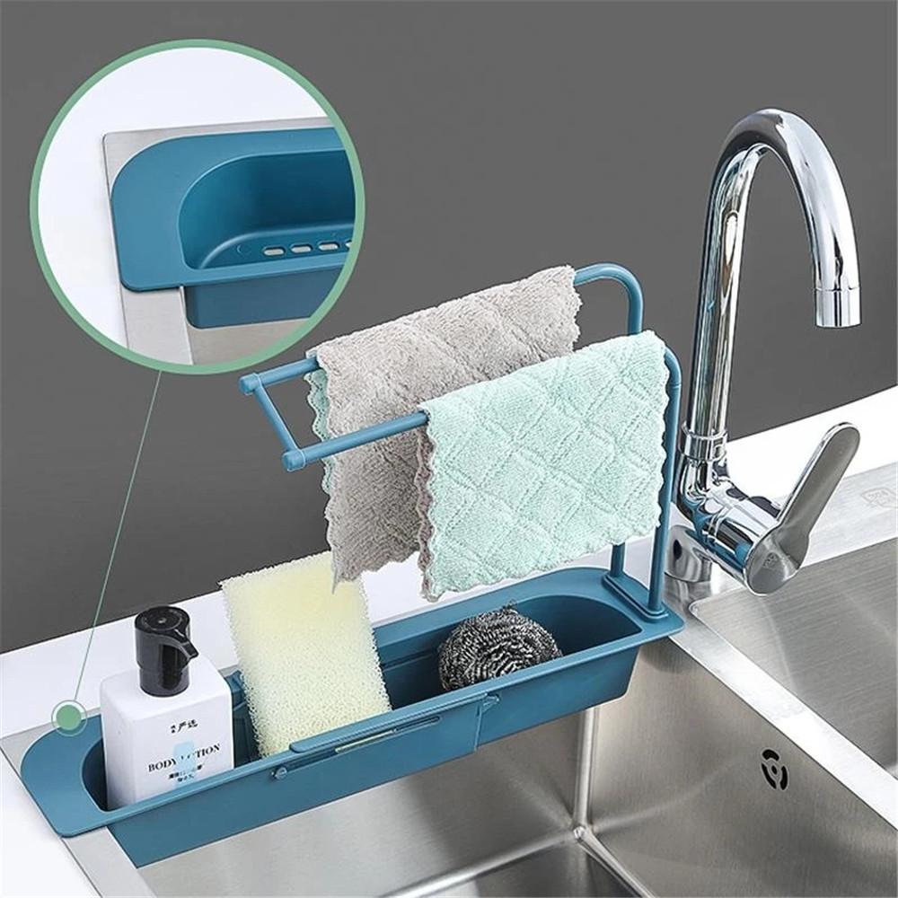 Kính Thiên Văn Bồn Rửa Chén Có Giá Để Đồ Nhà Bếp Kệ Người Tổ Chức Xà Bông Bọt Biển Giá Đỡ Thoát Giá Đỡ Có Thể Điều Chỉnh Giỏ Đựng Đồ Tiện Ích Phụ Kiện