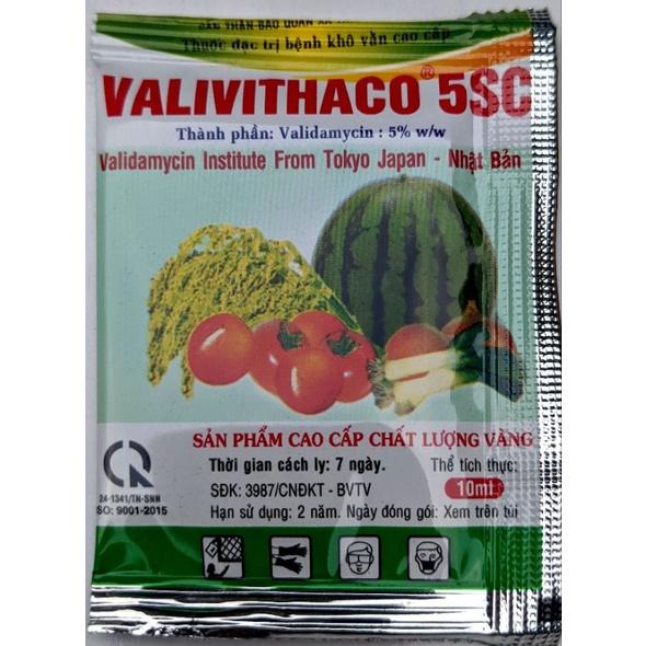 Thuốc trừ bệnh Valivithaco 5sc, Xuất xứ Nhật Bản. Trị thối rễ, lở cổ rễ, chết ẻo cây con.