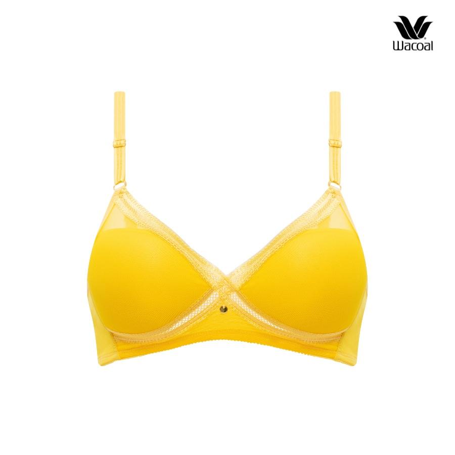 Áo lót Wacoal không gọng, form thoải mái, cup 3/4, ren, dây liền I22SFB198