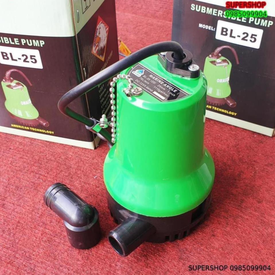 Máy bơm chìm Nhựa DC 45W 65W Bơm tỏm nước thả chìm mini nguồn DC 12V