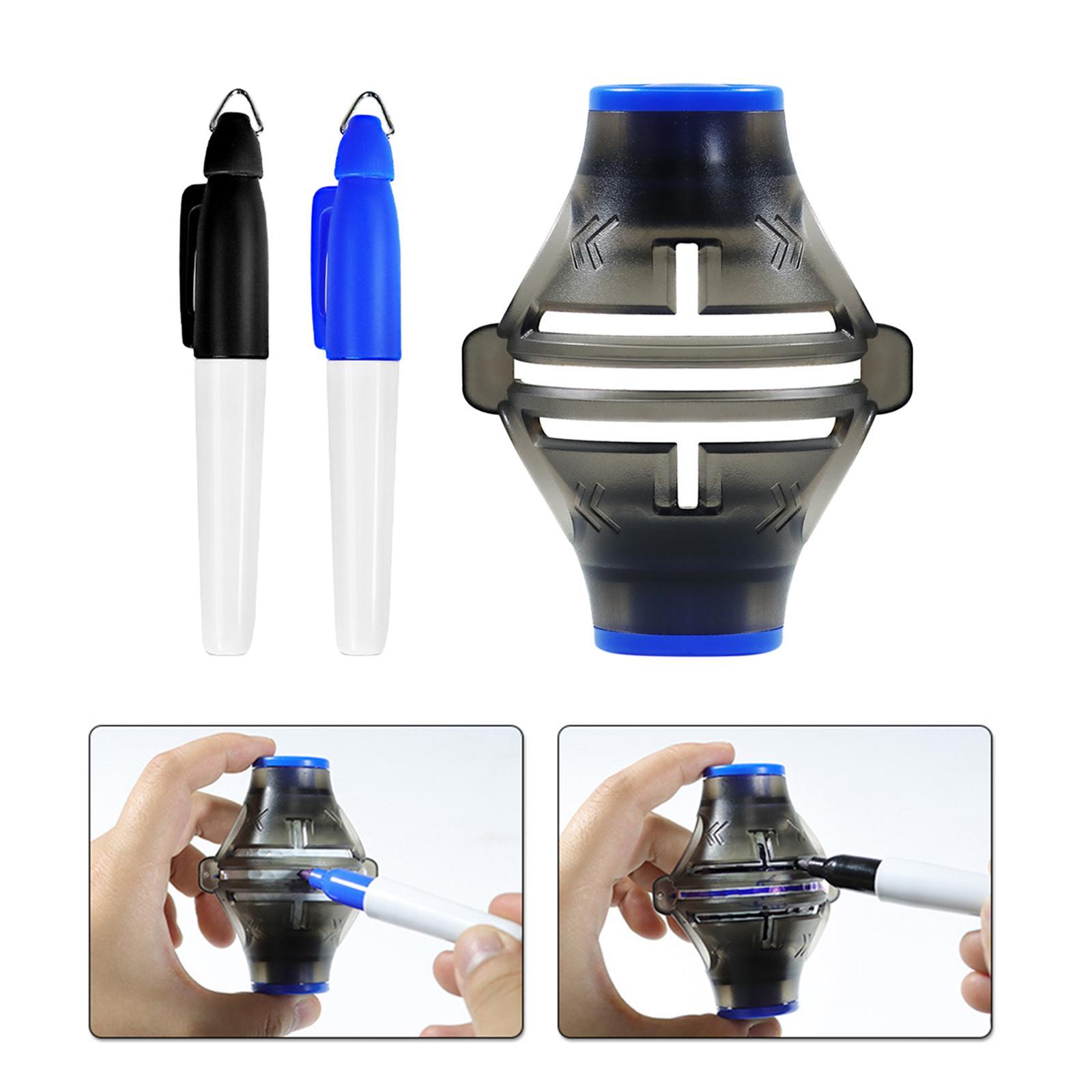 Golf Liner Tool with Marker Pens Line Drawing Golf Ball Liner