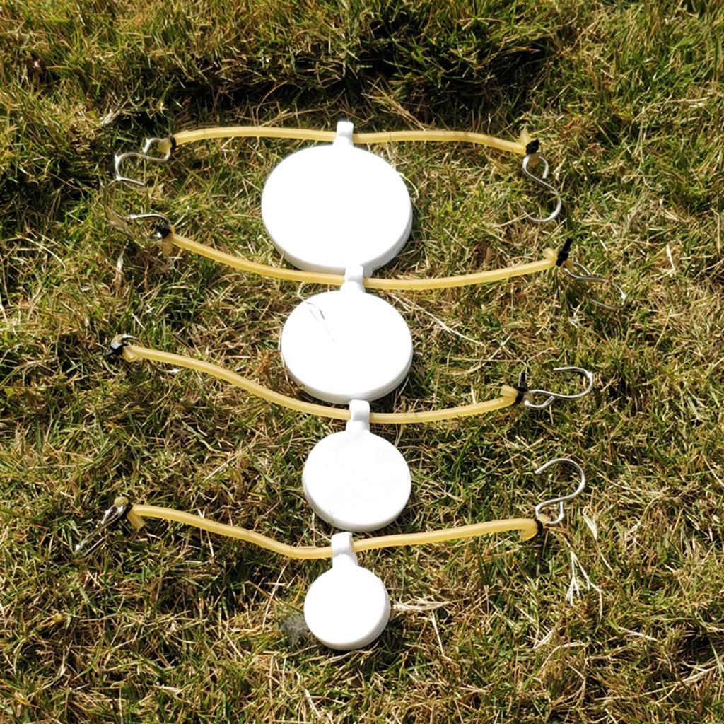 4pcs Silicone  Target 3/4/5/6cm Swinging Targets For Shooting Hunting