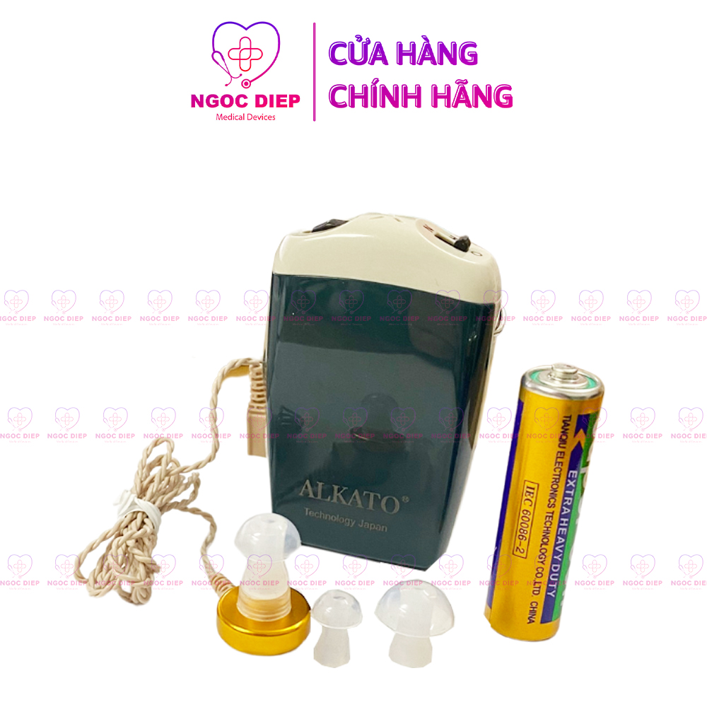 Máy trợ thính ALKATO VT-233 - Tai nghe trợ thính có dây, hỗ trợ thính lực cho người bệnh, người già