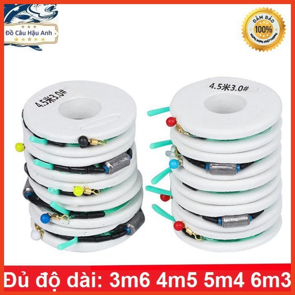 Dây trục câu đài buộc sẵn đầy đủ các kích thước, dây câu cá DC3 ( giá siêu khuyến mại )