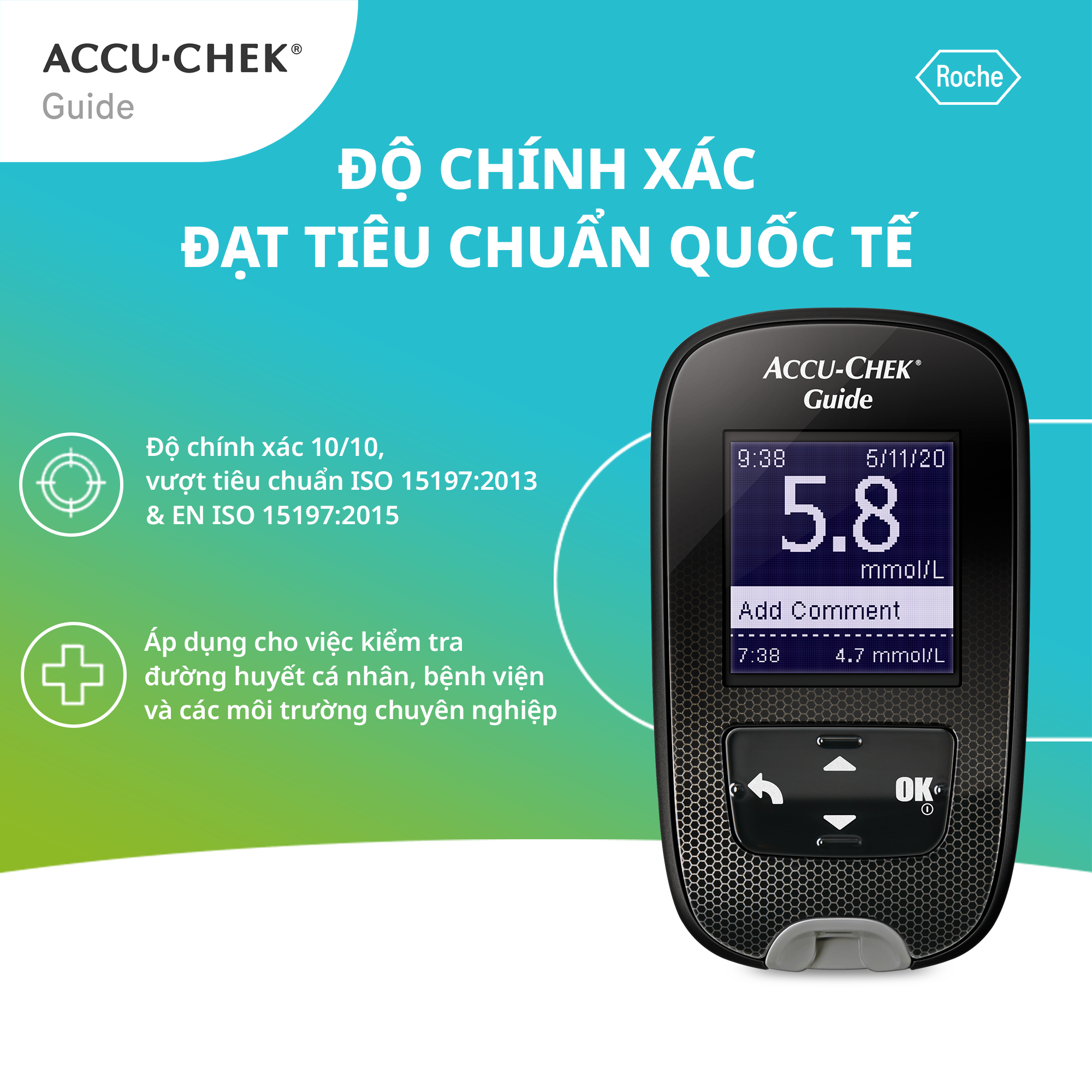 Hộp 50 Que Thử Đường Huyết ACCU-CHEK Guide