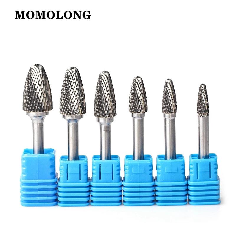 Vonfram cacbua tập tin quay FX Loại công cụ đầu khoan xay nghiền công cụ bits Point BURR DIE MERRINDE