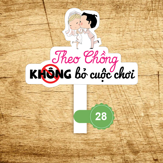 Bảng hashtag chụp ảnh đám cưới MS 28