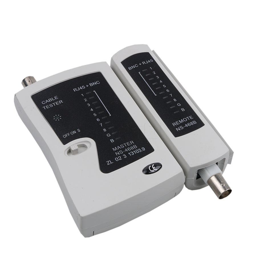 Hộp test mạng đa năng RJ45 và cáp đồng trục BNC cao cấp Tặng 20 hạt mạng RJ45