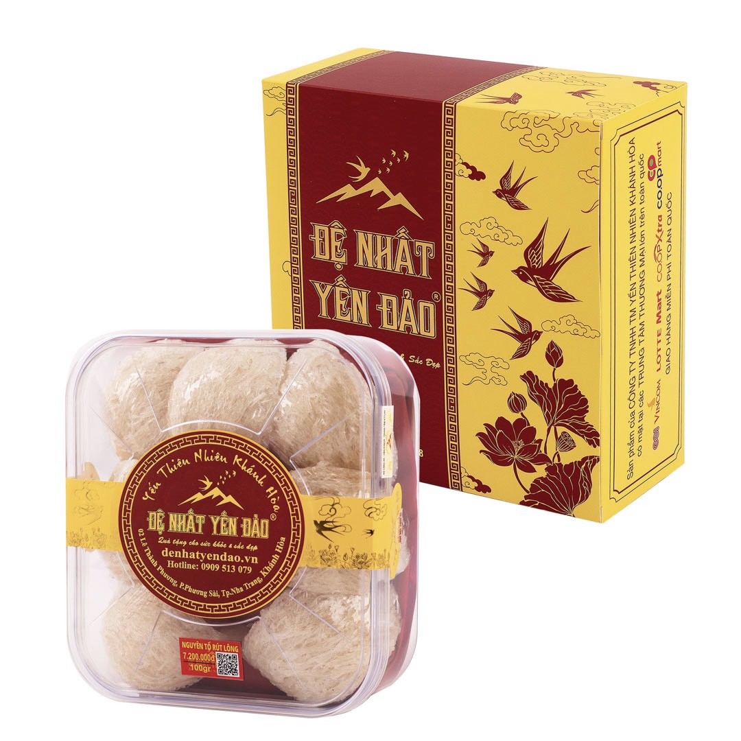 Yến Khánh Hòa - Đệ Nhất Yến Đảo - Nguyên Tổ Rút Lông  - Tăng cường sức đề kháng - Bổ khí dưỡng nhan - Tăng cường sinh lực nam nữ