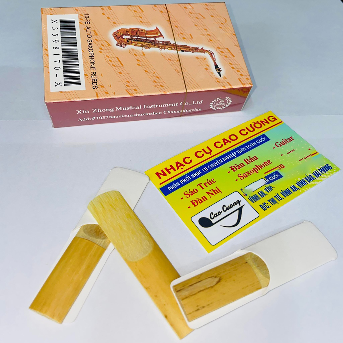 Hộp 10 Chiếc Dăm Kèn Alto Saxophone Giá Rẻ, Phù Hợp Người Mới Tập Thổi Kèn