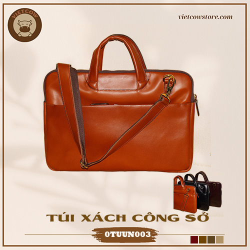 Túi Công Sở Da Bò Pullup, Túi Công Sở Da Bò Thời Trang_VietCow_0TXUN003