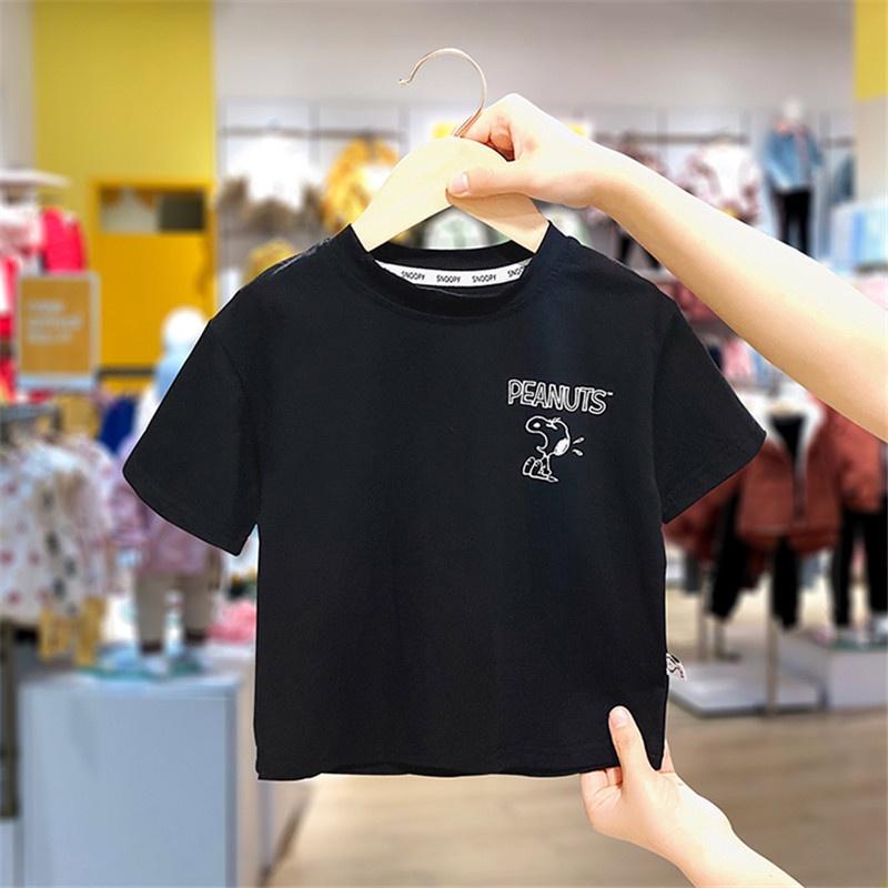 Áo Cộc Tay Hè Cho Bé Trai In Chú Chó Snopy, Áo thun trẻ em từ 1 - 5 tuổi chất cotton cao cấp - SUMO KIDS