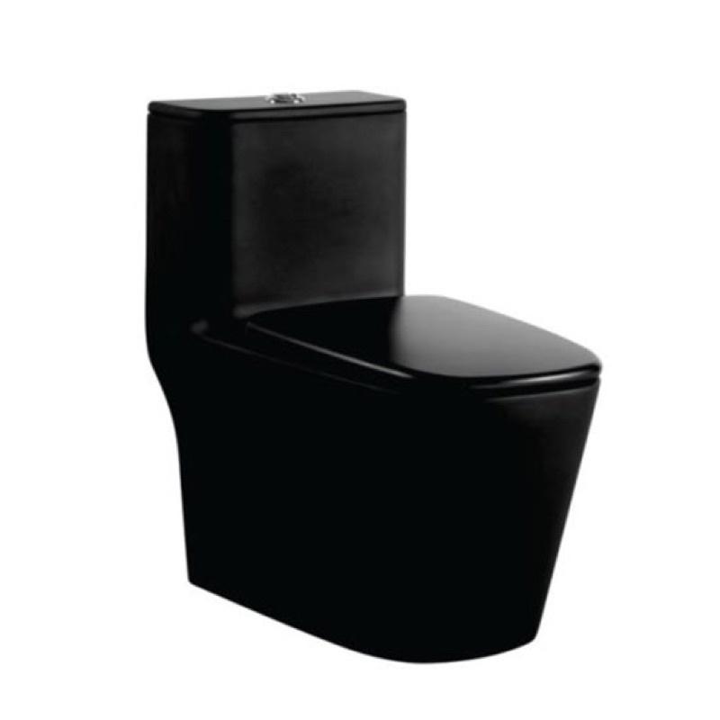 Bồn cầu két liền màu đen Royal Join RA-6641 Black