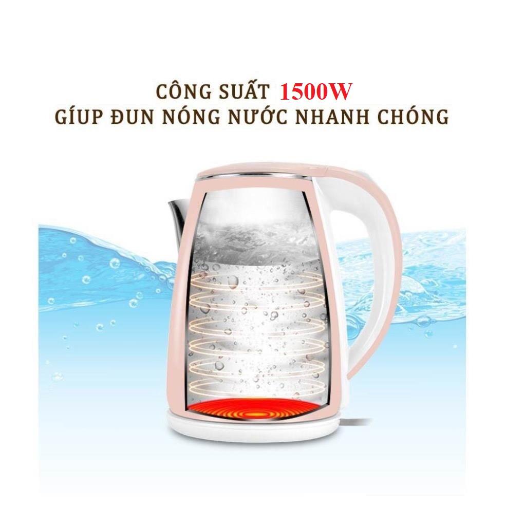 Ấm Siêu Tốc Thái Lan Ziplai 2 Lớp Dung Tích 2,5 Lít