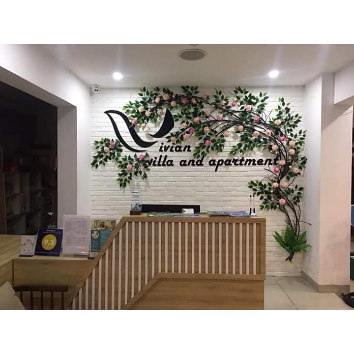 Dây hoa hồng cổ 3m cao cấp trang trí không gian