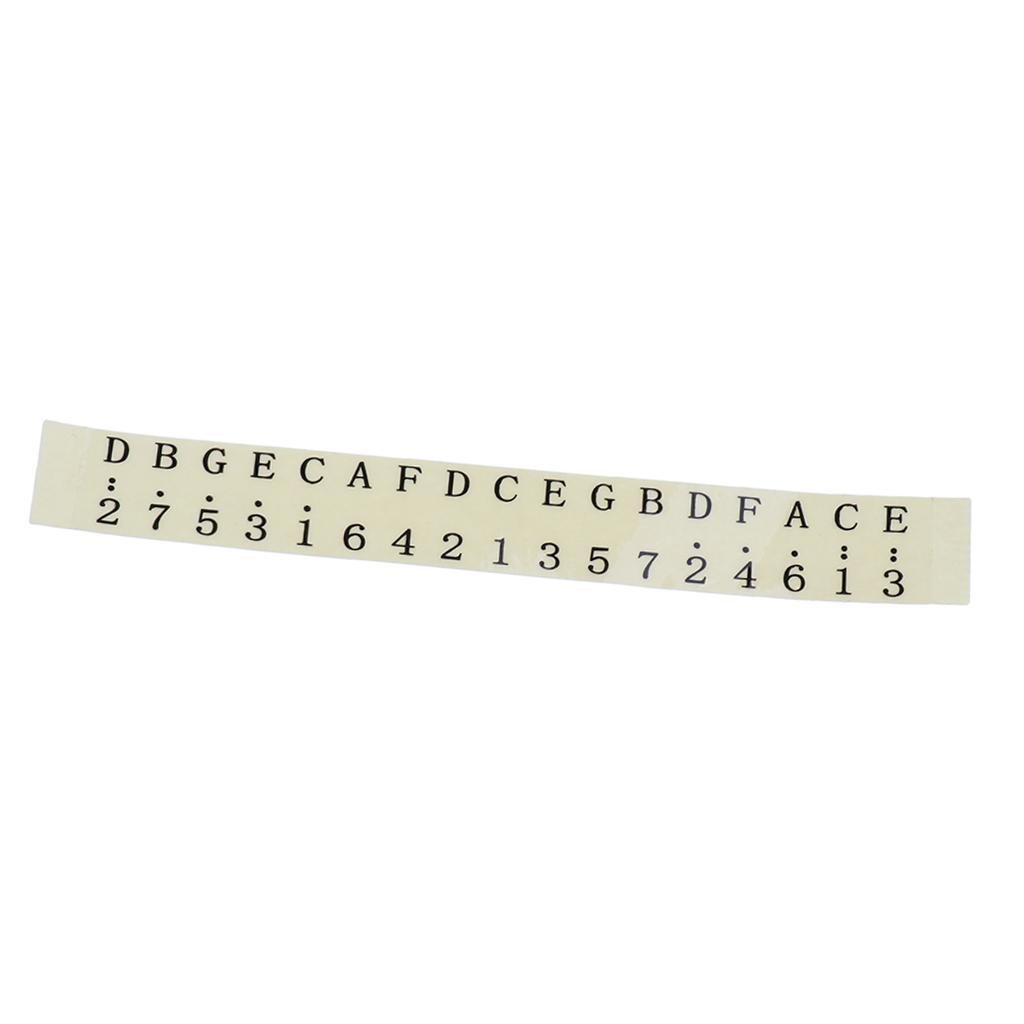 Kalimba Steel Key  Note Sticker For Beginner Learner Musical Gifts 3pcs
