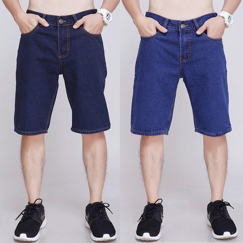 Quần short Jean Nam 03 màu cơ bản, form chuẩn đẹp - có size Bự Jean004