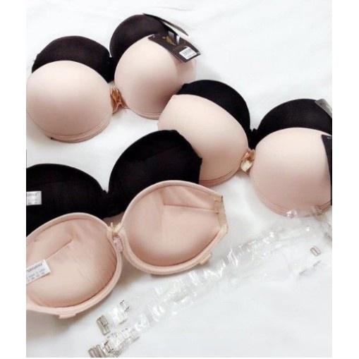 Áo lót cup ngực không dây nâng ngực, áo ngực không dây hở lưng siêu hot