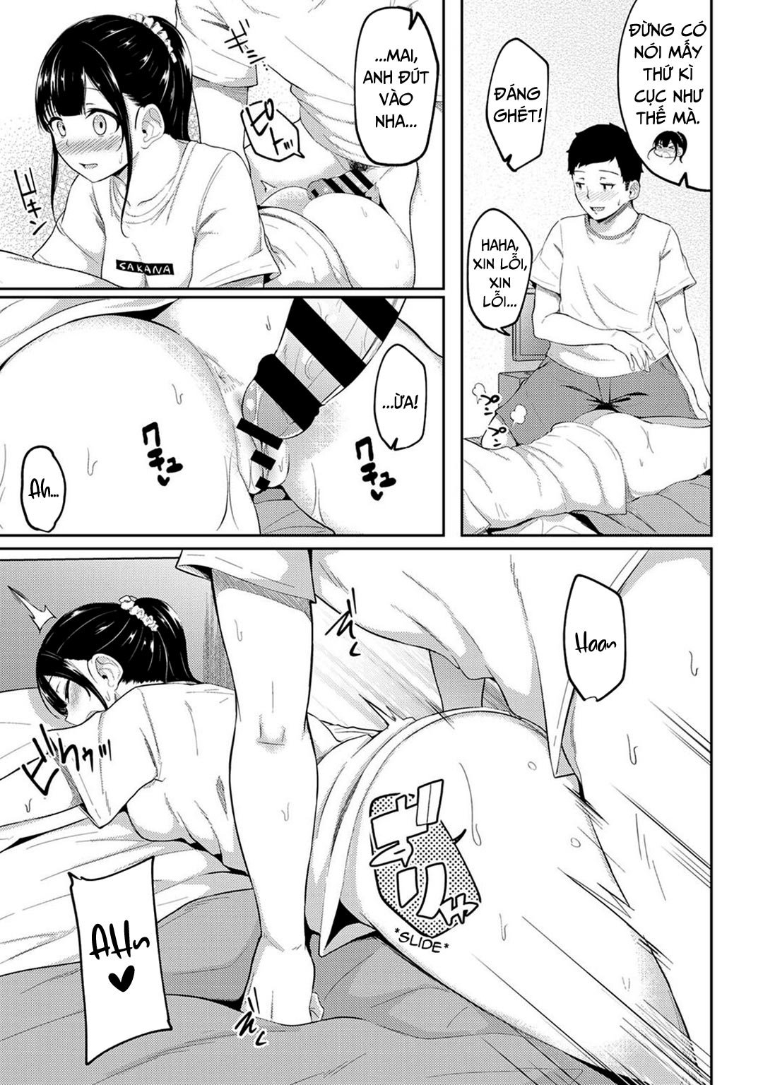 thấy em gái mình đang mặc tạp dề khỏa thân chapter 4 9