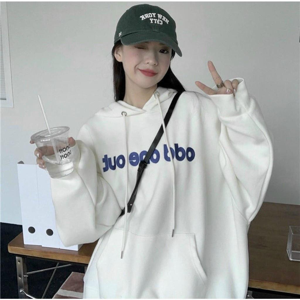 ÁO HOODIE NỮ NỈ NGOẠI IN CHỮ ODD ONE OUT DỄ THƯƠNG PHONG CÁCH HÀNG BAO ĐẸP TPP989 MỚI