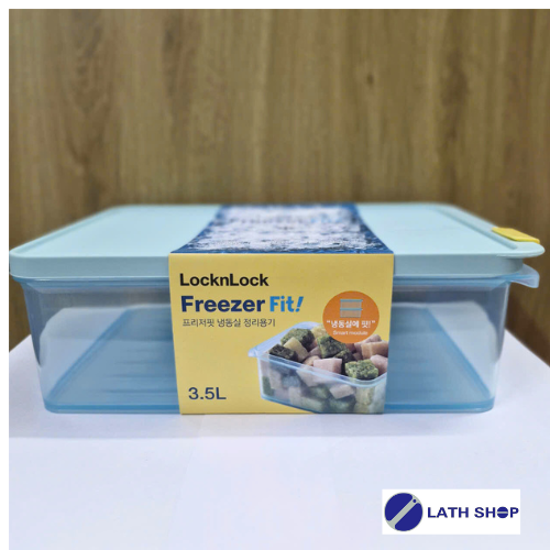Hộp Nhựa Bảo Quản Thực Phẩm, Trữ Đông LocknLock Freezer Fit Sản Xuất Tại Hàn Quốc HFL106-3.5L- Hàng Chính Hãng