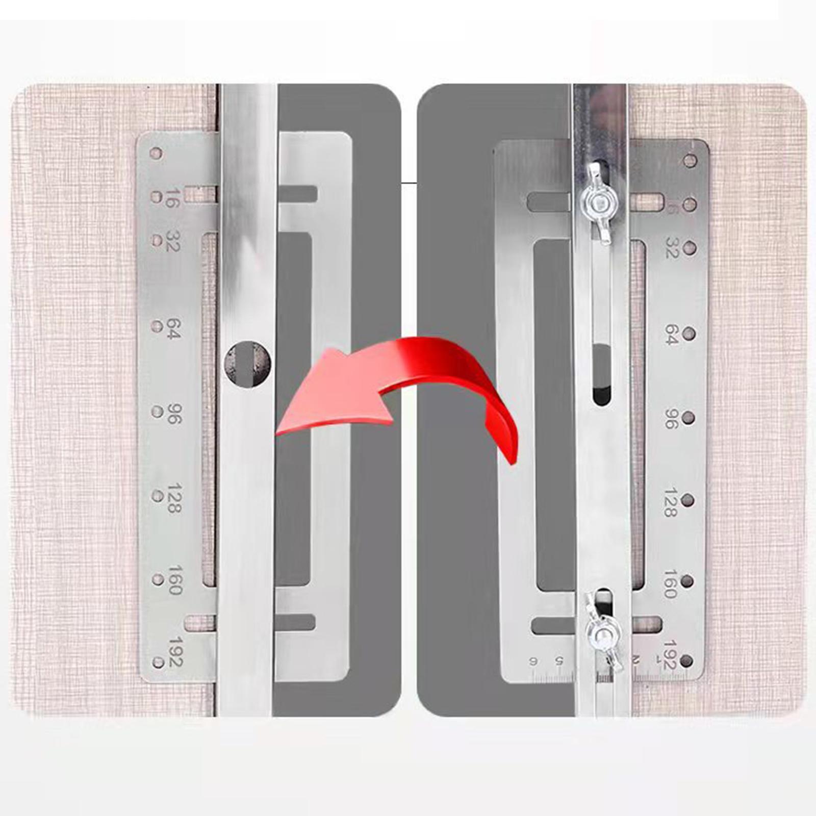 Door Hole Handle Punch Locator Cabinet Drawer Handle Hole Drill Guide Sleeve