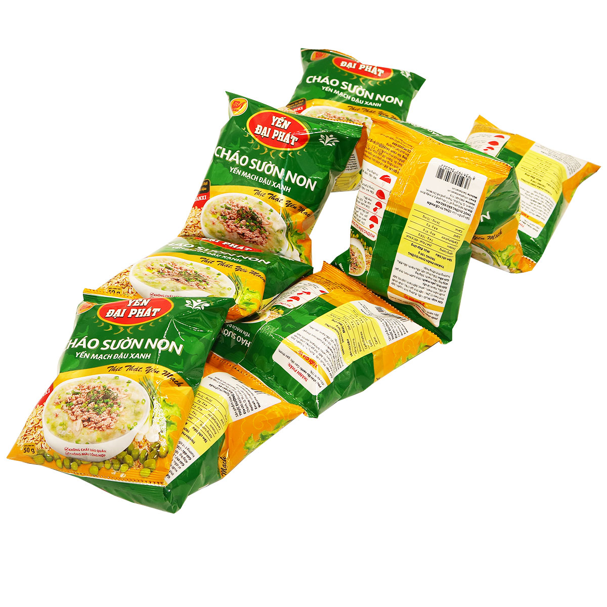 Cháo Sườn Non Yến Mạch Đậu Xanh - Yến Đại Phát, , thịt thật, yến mạch ngon, đậm đà hương vị