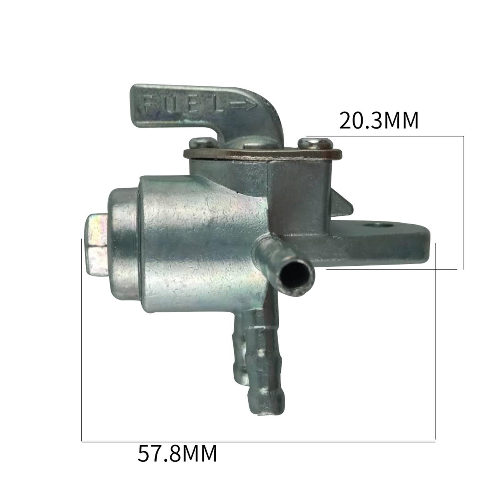 Metal Fuel Petcock, Gas Tank Shut Off Fuel Switch for 50cc 90cc Sturdy Part Accessory